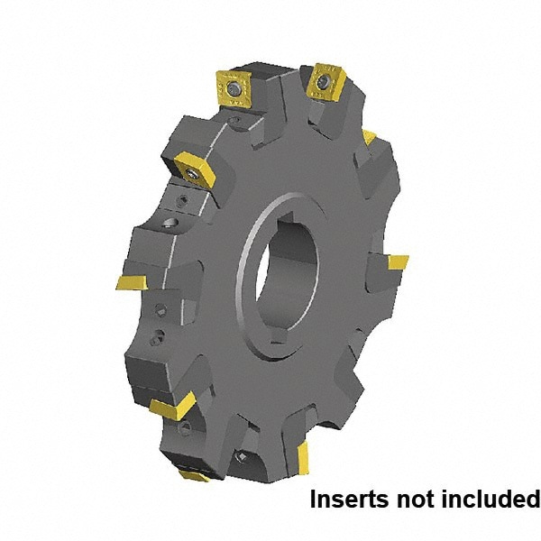 Indexable Slotting Cutter: 14 mm Cutting Width, 160 mm Cutter Dia, Arbor Hole Connection, 51.87 mm Max Depth of Cut, 40 mm Hole