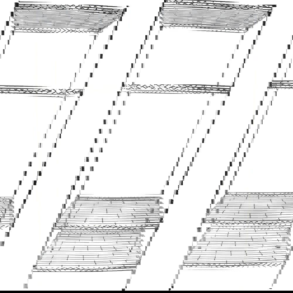 Starter Unit Wire Shelving: 4 Shelves