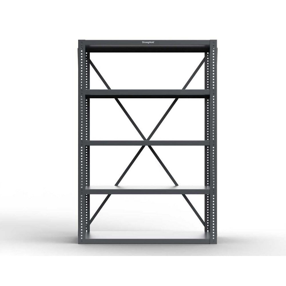 Steel Shelving; Shelf Type: Adjustable ; Adjustment Type: Tap-in ; Boltless: Yes ; Shelf Capacity: 1600 ; Mount Type: Floor ; Assembled: No
