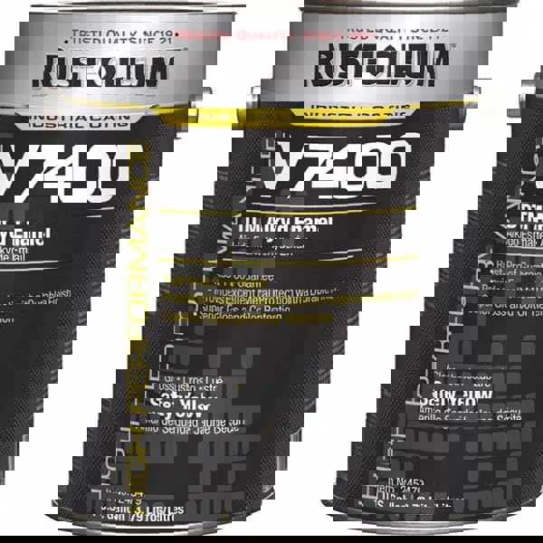 Alkyd Enamel Paint: 1 gal, Gloss Finish, Safety Yellow