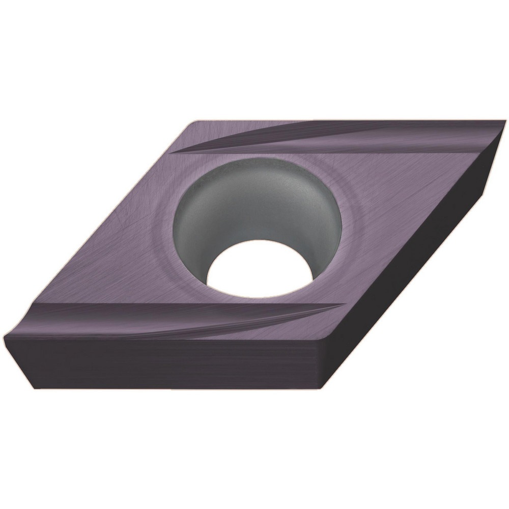 Turning Inserts; Relief Angle: 7.000 ; Insert Style: DCGT ; Corner Radius (mm): 0.10 ; Corner Radius (Decimal Inch): 0.0039 ; Included Angle: 55.00 ; Manufacturer Grade: VP15TF