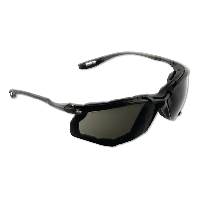 PROTECTIVE EYEWEAR W/ FOAM GASKET GRAY A