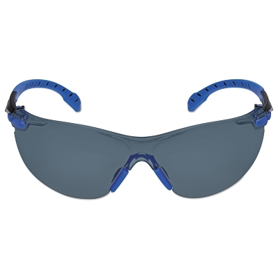 SFTY GLASSES S1102SGAF BLACK/BLUE GREY GARD