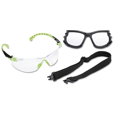 3M SOLUS1000 KIT GR/BL CLEAR SCOTCHGARD ANTI-FOG