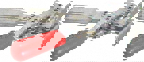 Manual Hold-Down Toggle Clamp: Vertical, 1,000 lb Capacity, U-Bar, Flanged Base