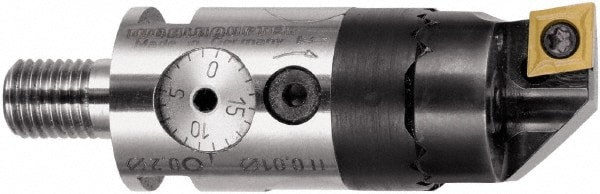Boring Head: 15 mm Body Dia, 15.9 mm Hole Dia, Manual