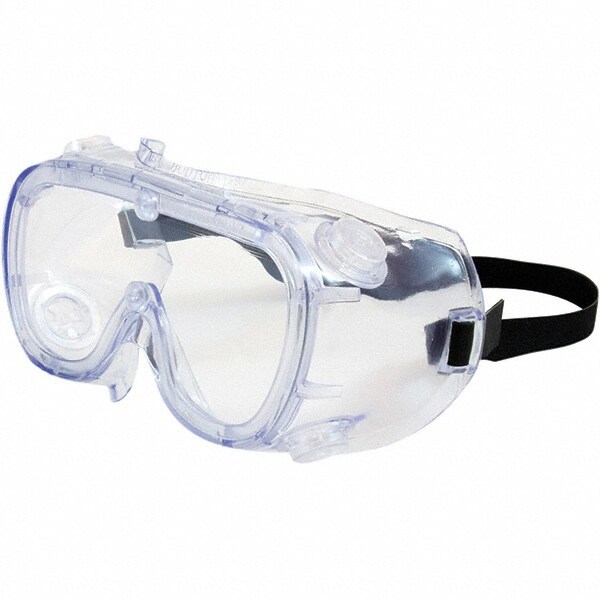 Safety Goggles: Scratch-Resistant, Clear Polycarbonate Lenses