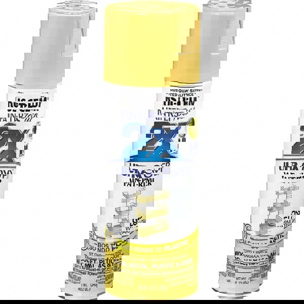 Enamel Spray Paint: Warm Yellow, Gloss, 12 oz