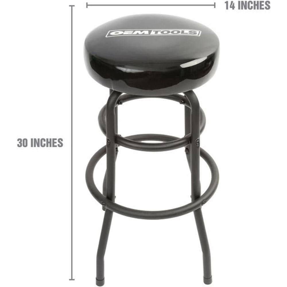 Stationary Stools; Seat Depth: 14in ; Seat Width: 14in ; Product Type: Fixed Height Stool ; Base Type: Swivel ; Minimum Seat Height: 30in ; Maximum Seat Height: 30in