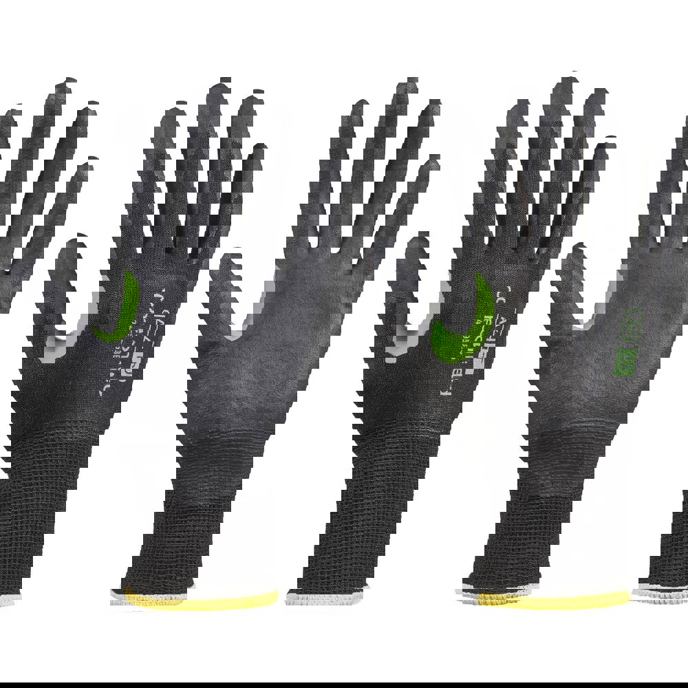 Cut & Puncture Resistant Gloves; Coating Material: Micro-Foam Nitrile ; Coating Coverage: Palm & Fingertips ; Glove Type: Cut-Resistant; Abrasion Resistant ; ANSI/ISEA Cut Resistance Level: A4