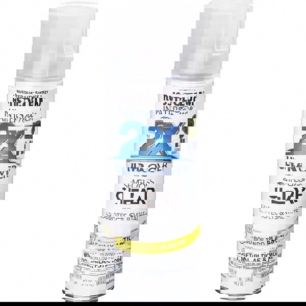 Enamel Spray Paint: Clear, Semi-Gloss, 12 oz