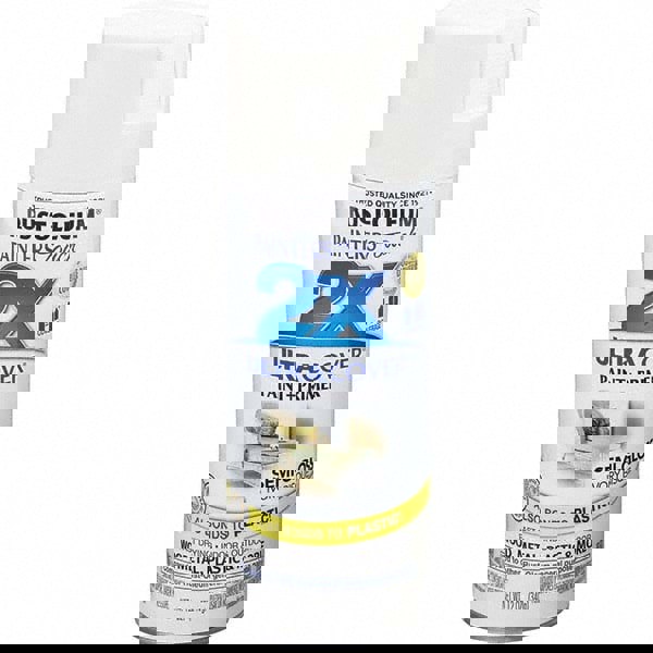 Enamel Spray Paint: Ivory Bisque, Semi-Gloss, 12 oz