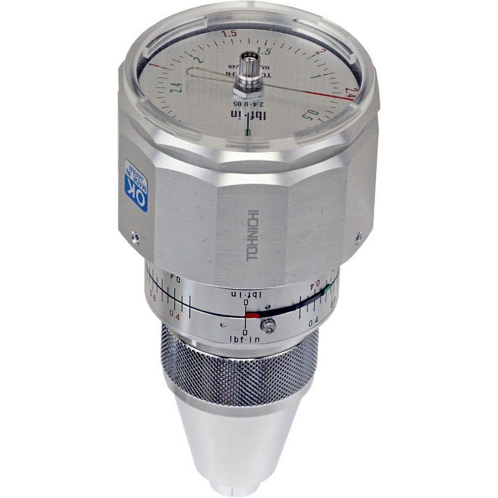 Torque Gages; Capacity: 2.4 Lbf-in ; Accuracy (%): +/-2 ; UNSPSC Code: 41111900