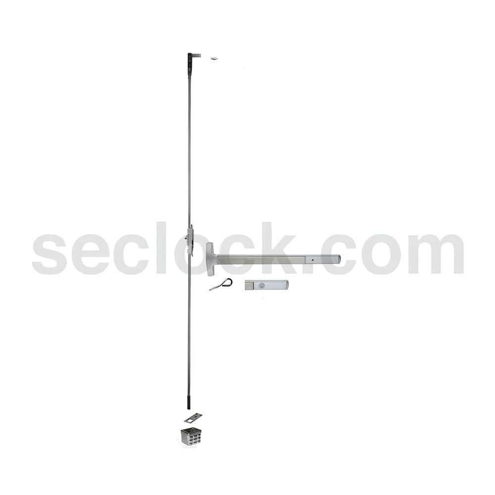Vertical Bars; Type: Concealed Vertical Rod ; Rating: Non Rated ; Hand: Non-Handed ; Minimum Door Width: 3 (Inch); Maximum Door Width: 3.000 (Inch); Grade: 1