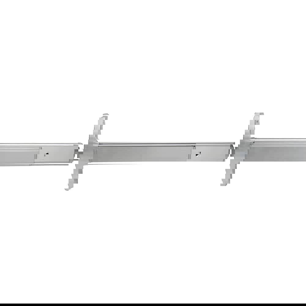 Push Bars; Material: Metal ; Locking Type: Exit Device Only ; Finish/Coating: Satin Aluminum; Clear Anodized ; Maximum Door Width: 3ft ; Minimum Door Width: 2.66ft ; Grade: 1
