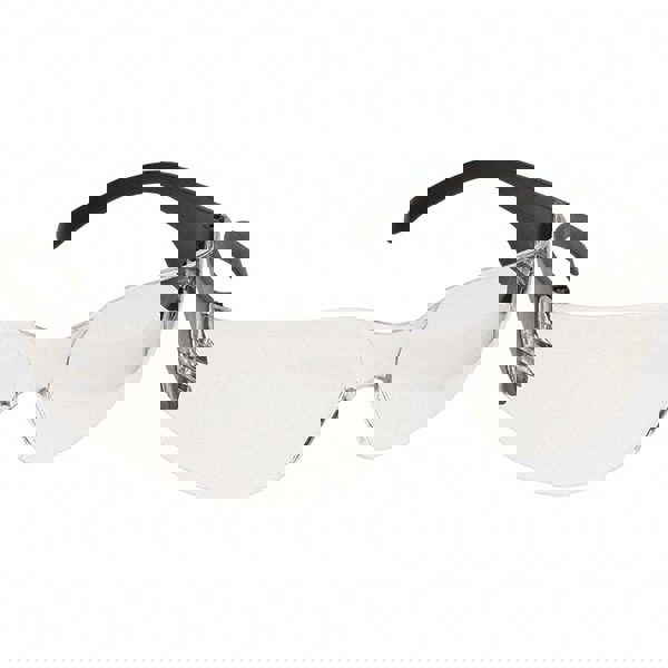 Safety Glasses: Scratch-Resistant, Polycarbonate, Clear Lenses, Frameless