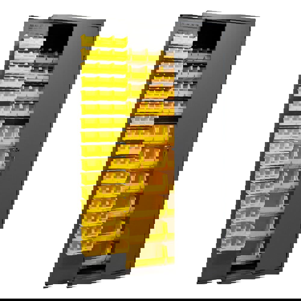 Bin Flush Door Lockable Storage & Welded Steel Storage Cabinet: 36