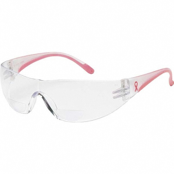 Magnifying Safety Glasses: +1.5, Clear Lenses, Scratch Resistant, ANSI Z87.1+ & CSA Z94.3
