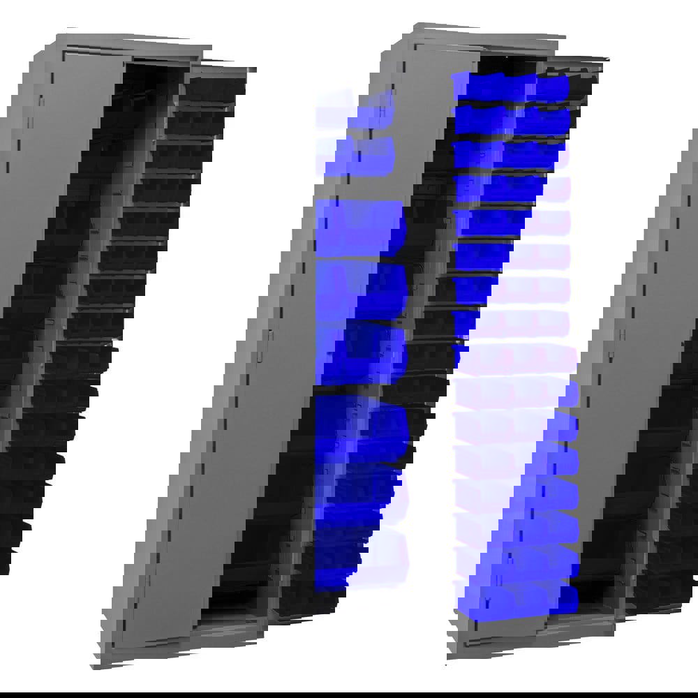 Bin Flush Door Lockable Storage & Welded Steel Storage Cabinet: 36