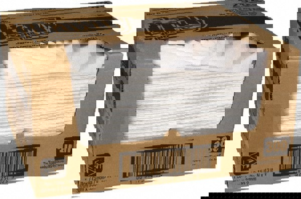 Brawny Professional H700 Disposable Cleaning Towels, Flat Pack, White