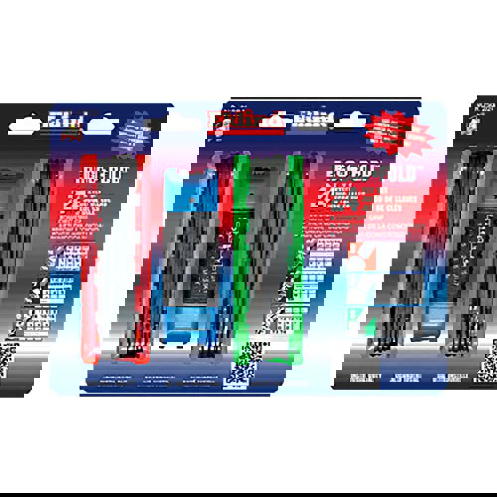 Torx Key Set: 24 Pc, Fold-Up Handle, T8 to T30