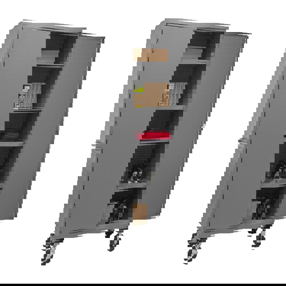 Locking Steel Storage Cabinet: 48
