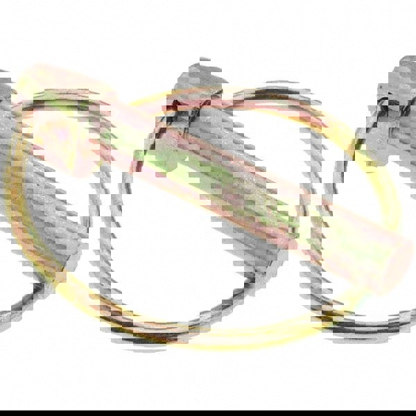 Lynch Pins; Pin Finish: Zinc Yellow Dichromate Plated ; Ring Finish: Zinc Yellow Dichromate Plated ; Ring Wire Diameter (Inch): 9/64 ; Usable Length (Inch): 1-1/2