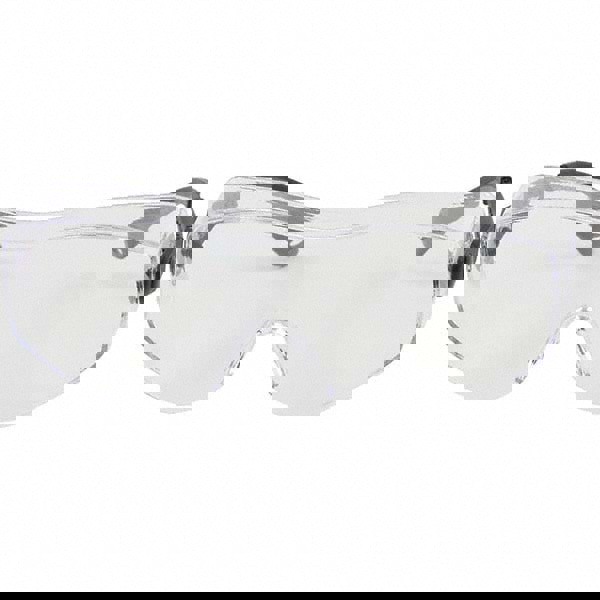 Safety Glasses: Scratch-Resistant, Polycarbonate, Clear Lenses, Frameless