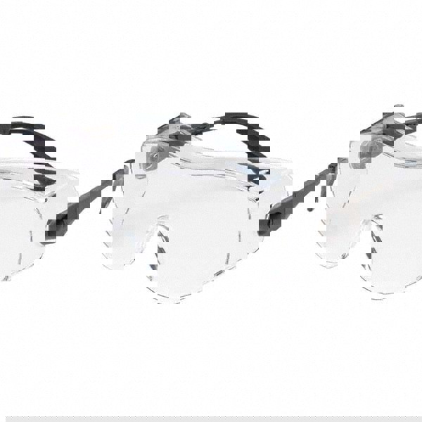 Safety Glasses: Anti-Fog & Scratch-Resistant, Polycarbonate, Clear Lenses, Frameless