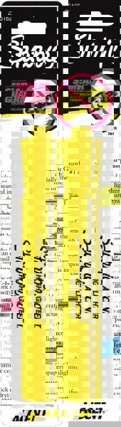 Highlighter Marker: Fluorescent Yellow, AP Non-Toxic, Chisel Point