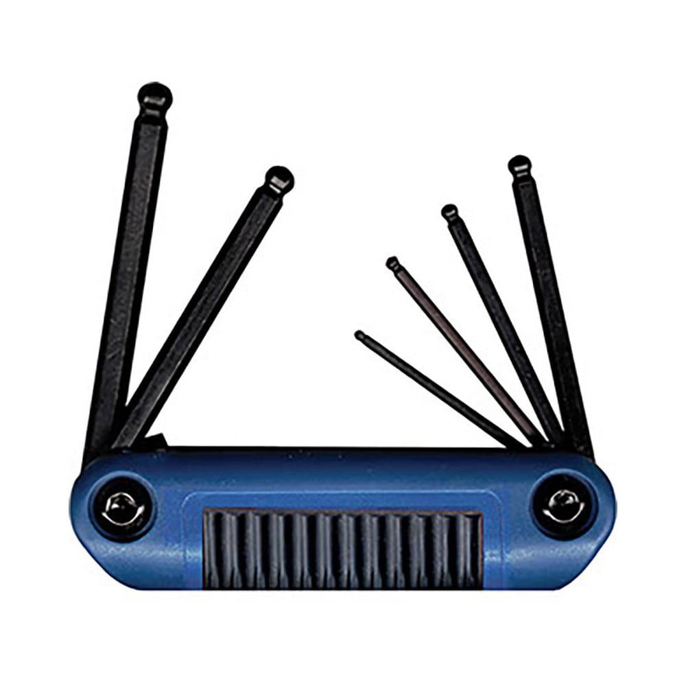 6 Piece Fold-Up Ball End Hex Key Set