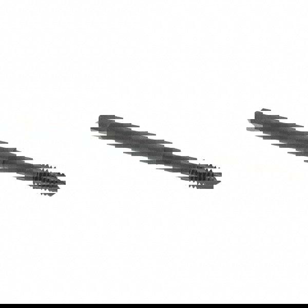 Spiral Point Tap: #8-32 UNC, 3 Flutes, Plug Chamfer, 2B Class of Fit, HSS-E Vanadium, Steam Oxide Coated