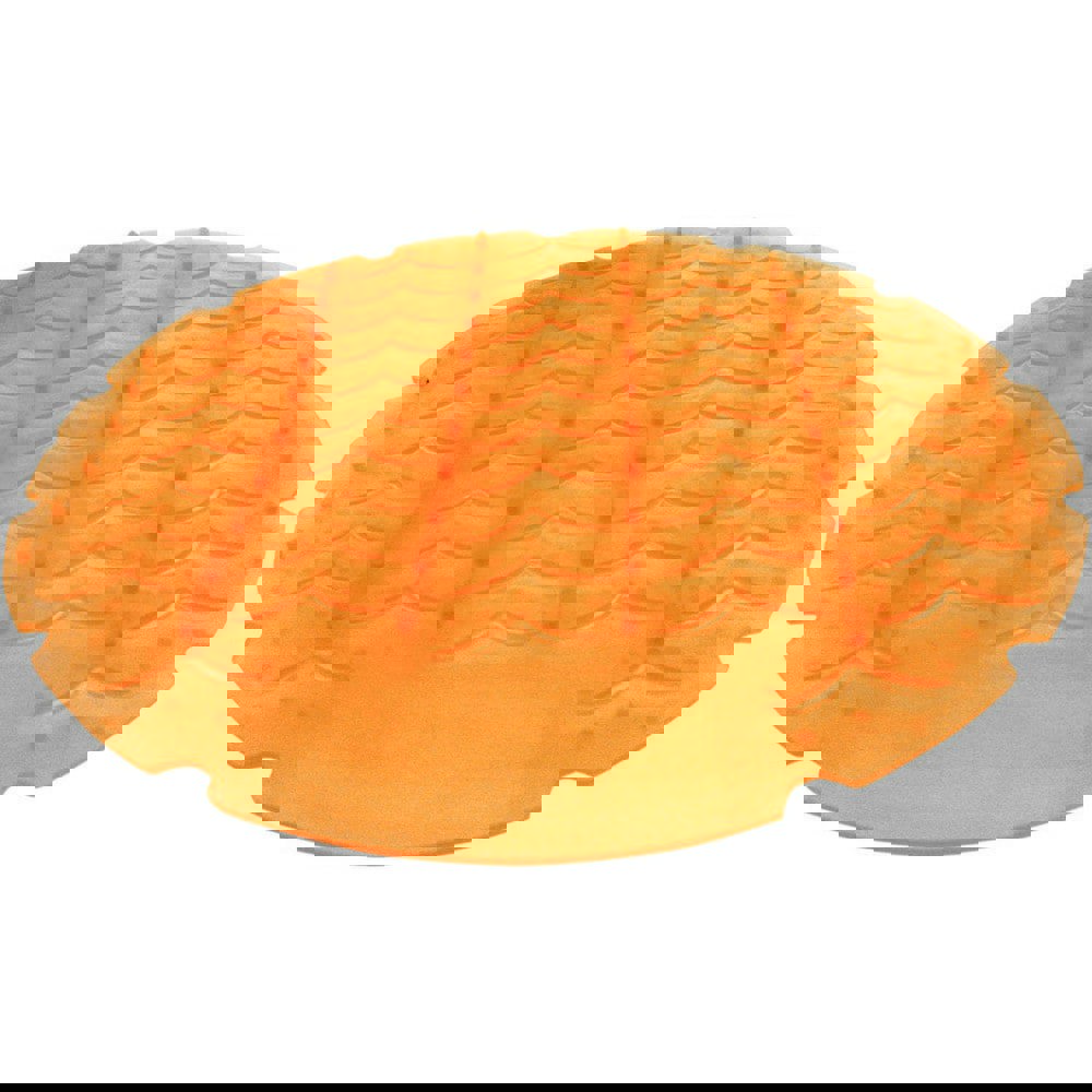 Toilet, Urinal, Blocks & Screens; Deodorizer Type: Urinal Block ; Material: Rubber ; Scent: Mandarin Orange ; Useful Life: 5wk ; Color: Orange ; Overall Length (Inch): 7.25in