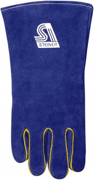 Welding Glove: Steiner Size Large, Leather, Right Hand, for Stick