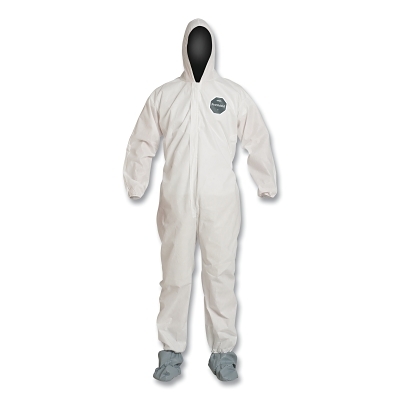 PROSHIELD COVERALL HOOD BOOT ELASTIC WRIST/ANKLE