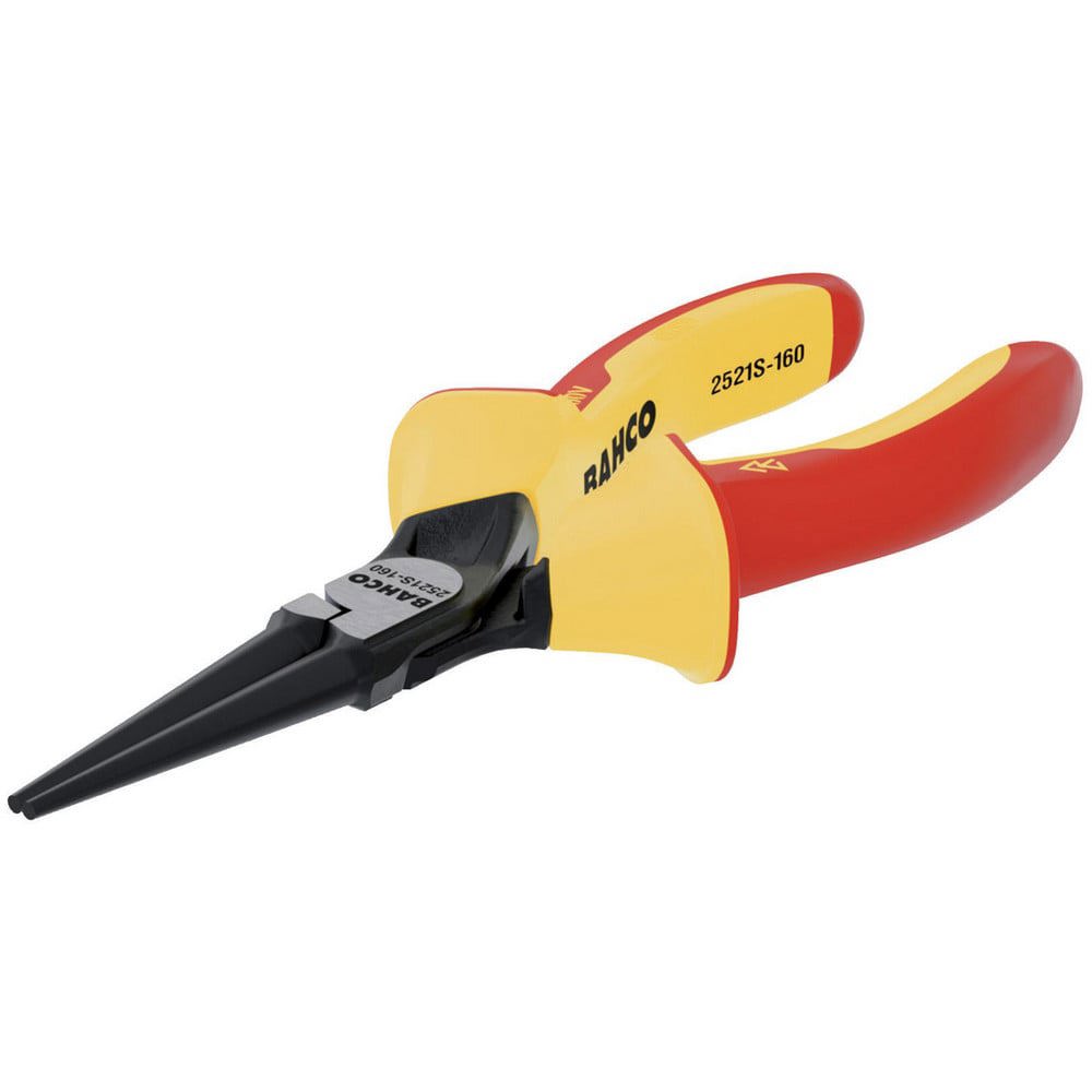 Long Nose Pliers; Pliers Type: 1000V Insulated Long Nose Pliers; Round Nose ; Jaw Texture: Smooth ; Jaw Length (Inch): 1-1/8 ; Jaw Width (Inch): 19/32 ; Jaw Bend: 0 ; Handle Type: Comfort Grip; Insulated