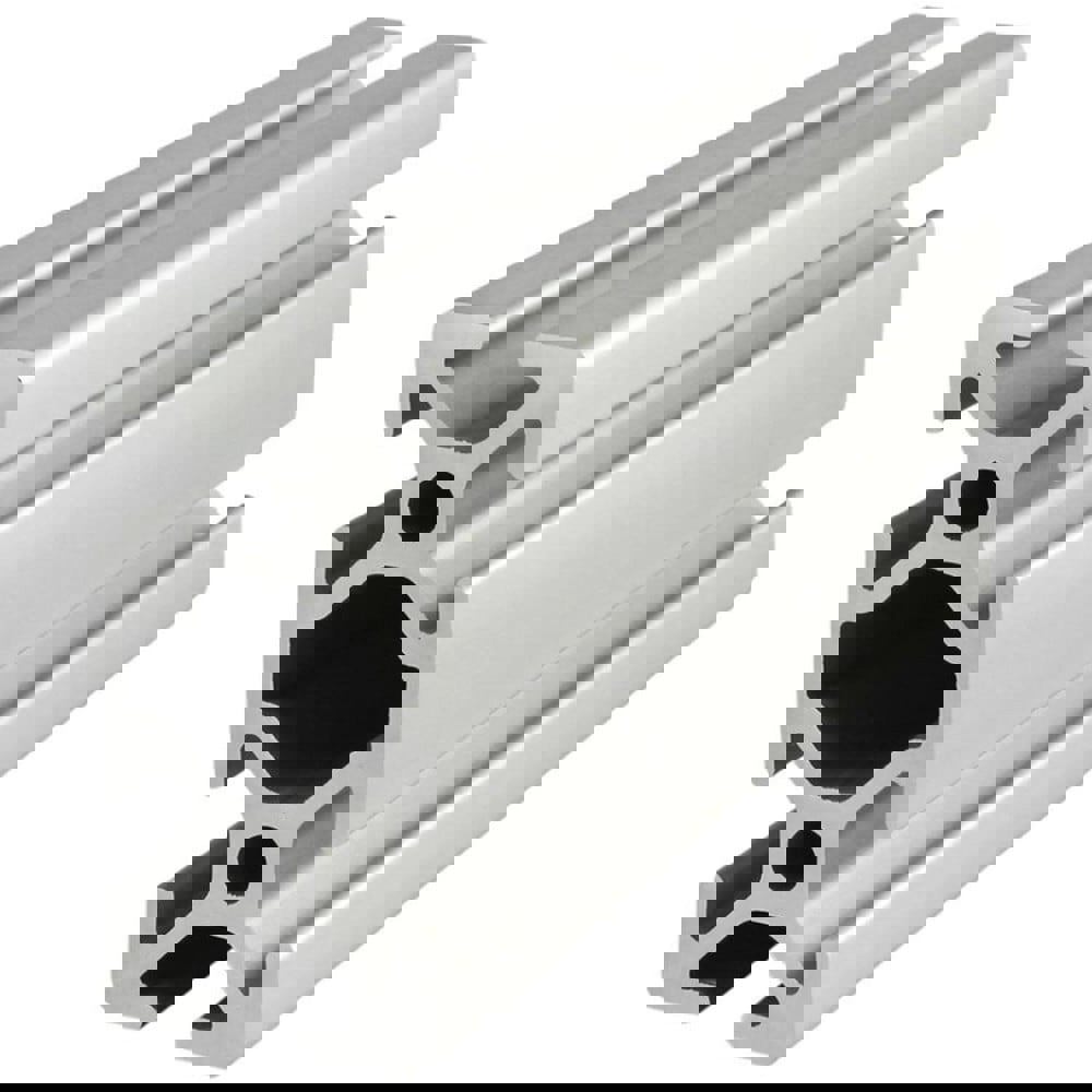 Framing; Frame Type: T-Slotted ; Duty Grade: Standard-Duty ; Material: Aluminum Alloy ; Slot Location: Sextet ; Shape: Rectangle ; Finish: Clear Anodized