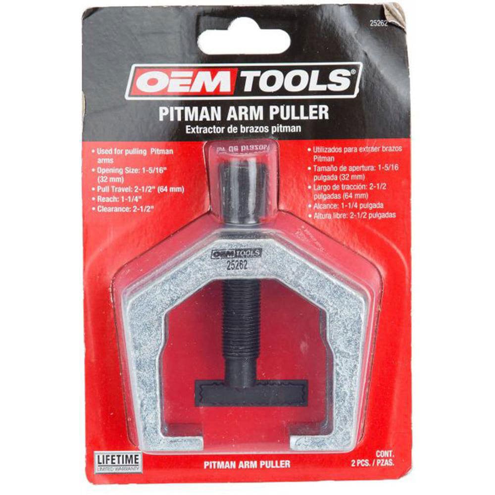 Chassis/Under Carriage Tools; Tool Type: Pitman Arm Puller ; Material: Alloy Steel ; Number Of Pieces: 1 ; Length (Inch): 7.00 ; Length (mm): 7.00 ; Jaw Spread: 1.3125in
