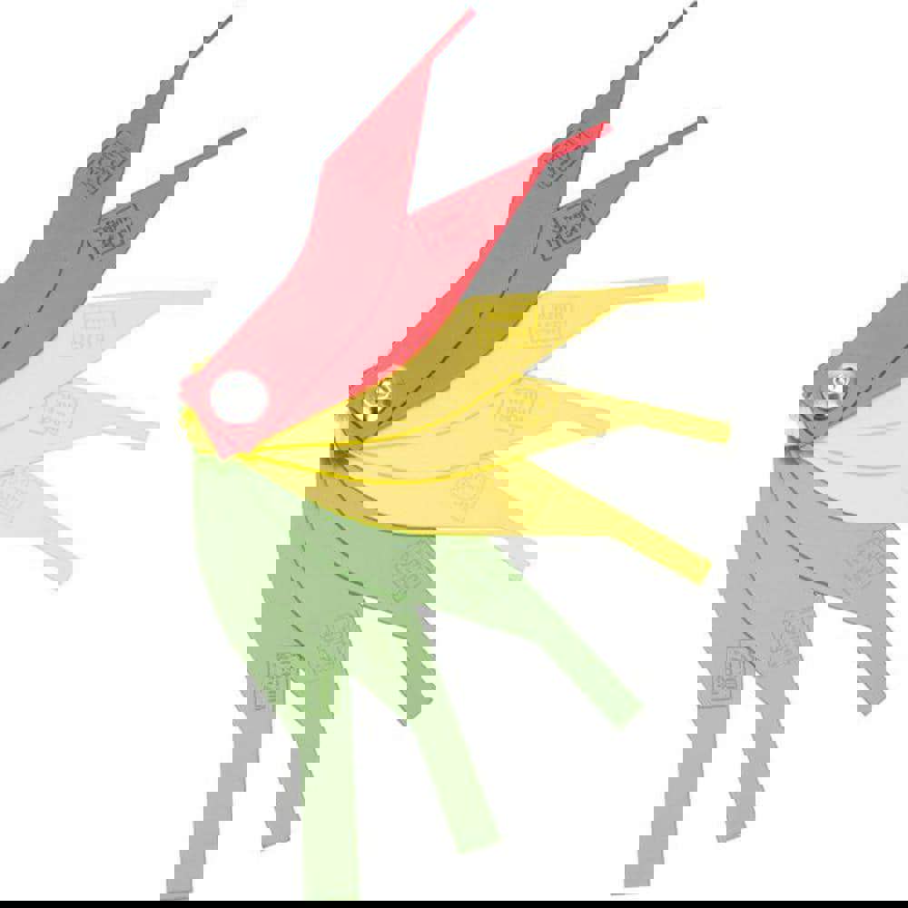 Automotive Brake Tools; Type: 8 Piece Manual Brake Gauge Set ; Material: 20 ga Sheet Metal ; Length (Decimal Inch - 4 Decimals): 9.9000 ; UNSPSC Code: 25191700