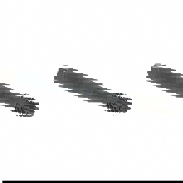 Spiral Point Tap: 3/8-16 UNC, 3 Flutes, Plug Chamfer, 2B Class of Fit, HSS-E Vanadium, Steam Oxide Coated