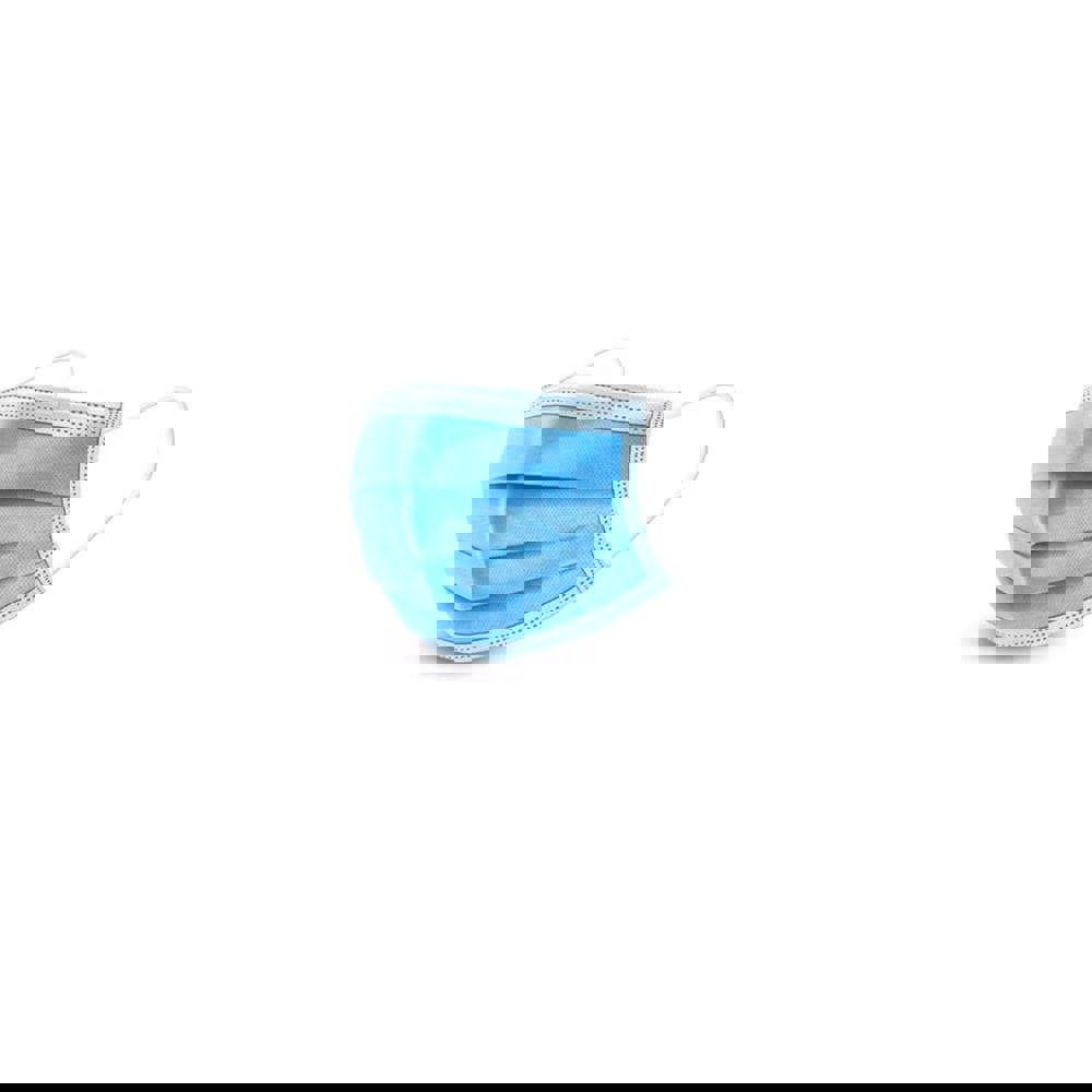 Disposable Respirators & Masks; Product Type: Three-Ply Disposable Mask ; Niosh Classification: None ; Exhalation Valve: No ; Nose Clip: Contains Nose Clip ; Strap Type: Ear Loop ; Material: Polypropylene