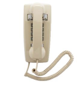 2554W SGL LINE WALL PHONE ASH