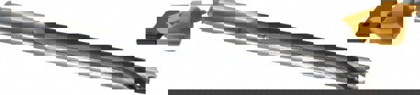 Replaceable-Tip Drill: 14 to 14.49 mm Dia, 116 mm Max Depth, 14.29 mm Straight-Cylindrical Shank