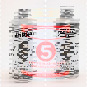 Threaded Pipe Sealants; Form: Paste ; Series: Rectorseal No. 5 ; Container Size: 1 pt ; Container Type: Can ; Color: Yellow ; Viscosity: 40000 cp