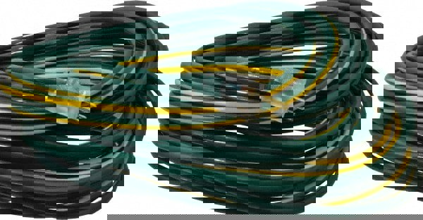 50', 12/3 Gauge/Conductors, Green/Yellow Outdoor Extension Cord