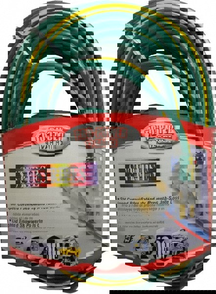 100', 12/3 Gauge/Conductors, Green/Yellow Outdoor Extension Cord