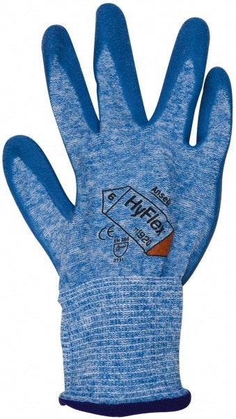 Series 11-920 General Purpose Work Gloves: X-Small, Nitrile-Coated Heather Nylon