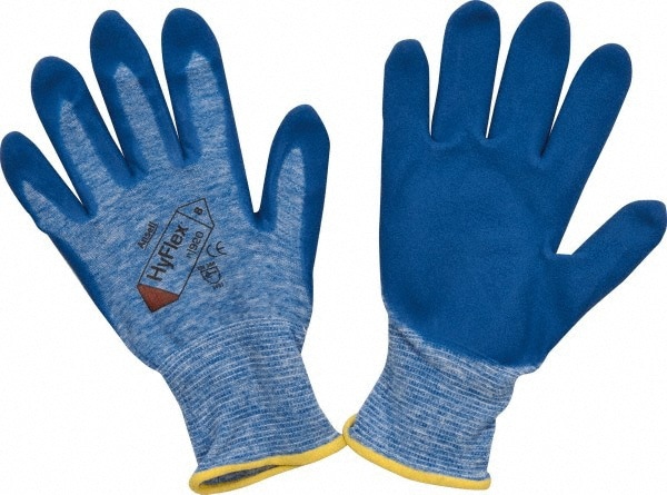 Series 11-920 General Purpose Work Gloves: Medium, Nitrile-Coated Heather Nylon
