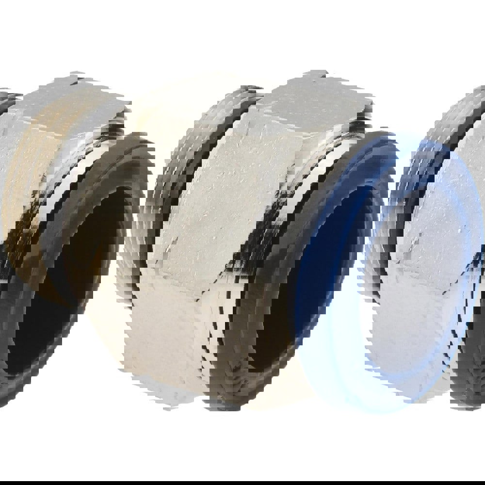 Push-to-Connect Tube x Universal Thread Fitting: Straight & Male, 3/8 Thread, Universal, 1/2