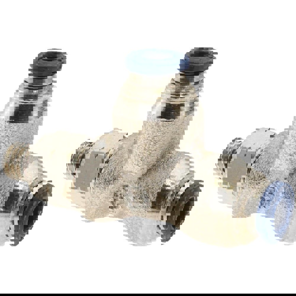 Push-To-Connect Tube to Universal Thread Tube Fitting: #10-32 Thread, 1/8